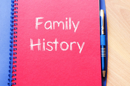 Family History Journal with pen