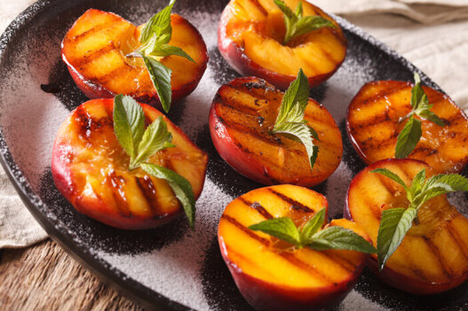 grilled peaches