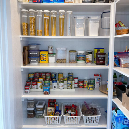 Well stocked pantry